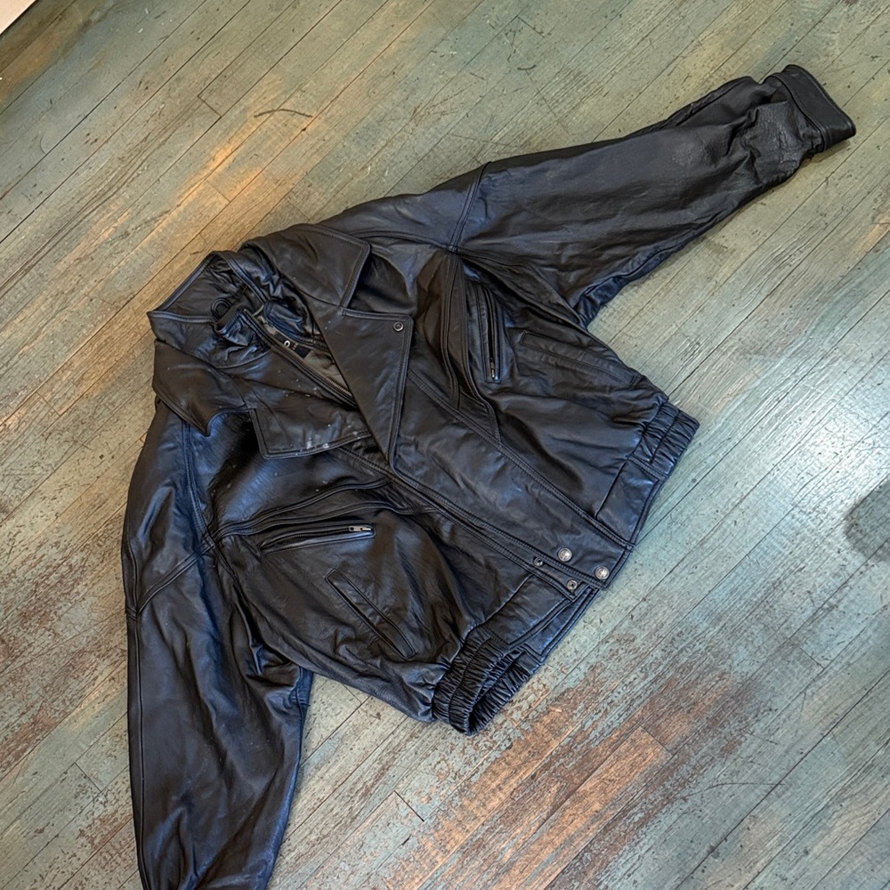 Wilson Black Leather Jacket